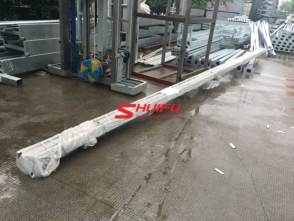 Steel Rails of touchless car wash machie of SHUIFU CHINA